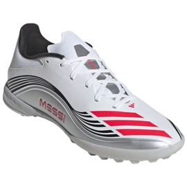 Adidas F50 Messi League TF JP7448 fotbollsskor vit 2
