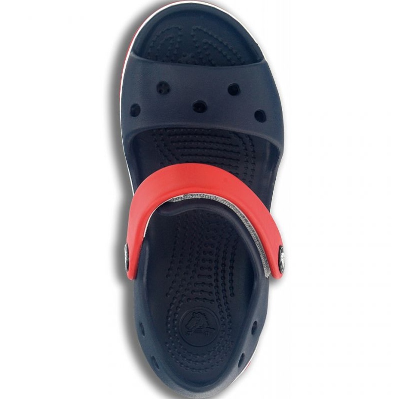Crocs Crocband Sandal Barn 12856 485 vit röd blå 2