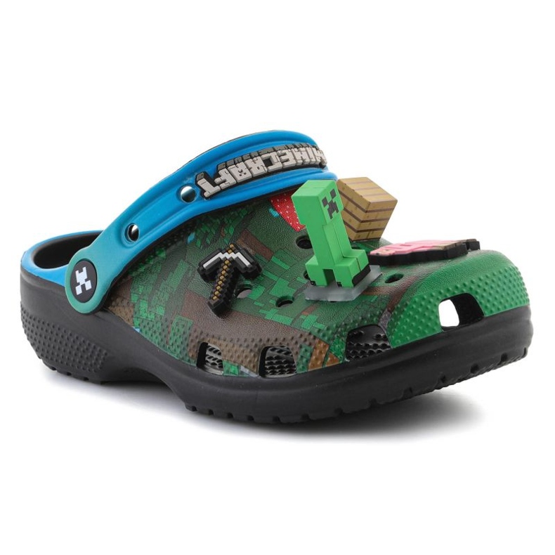 Crocs Classic Minecraft Clog Kids Multi 210830-90H Flip-Flops mångfärgad 1