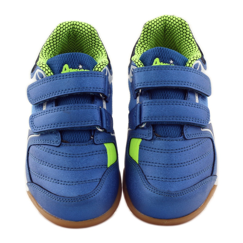 American Club ADI sport sneakers American 170620 marinblå grön blå vit 4