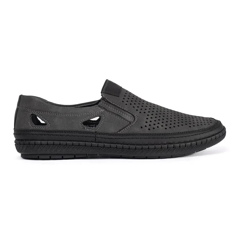 Mäns grå öppenworkskor 2