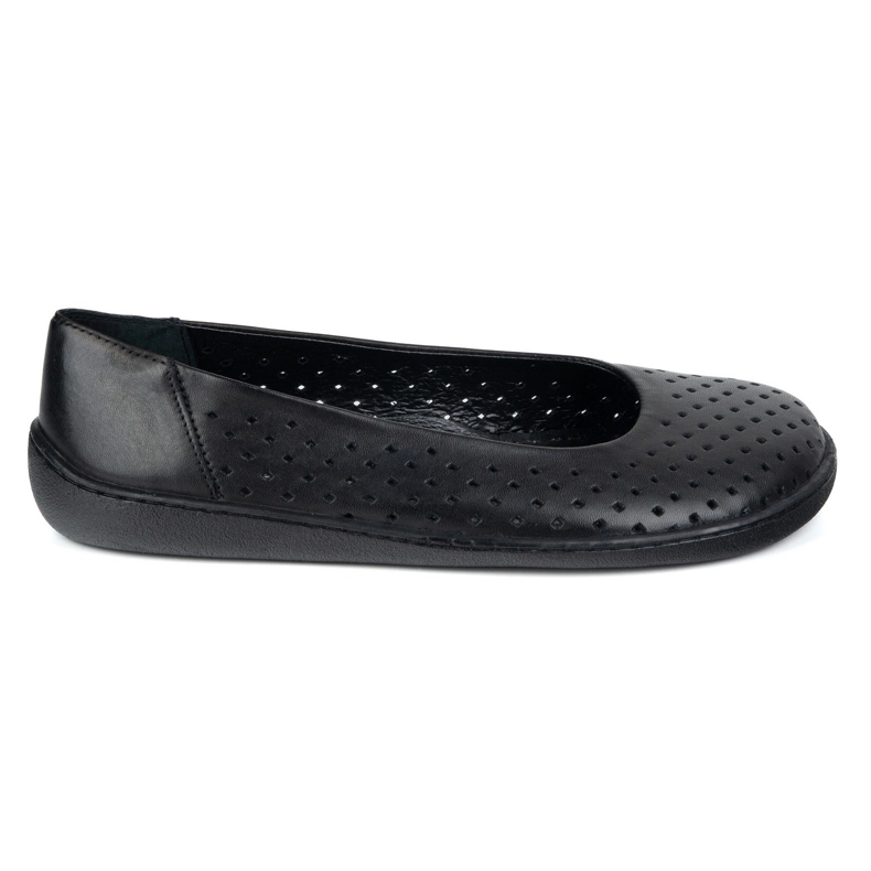 Olivier Barfota kvinnors pumpar slockade 1771pol svart perforerad 1