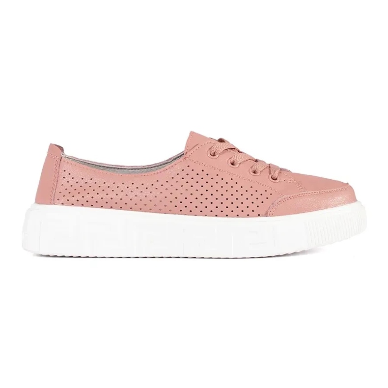 Rosa openwork sneakers bundna Sergio Leone 1