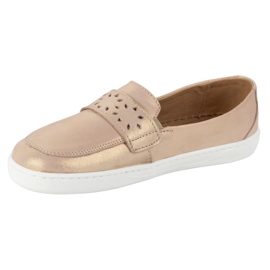 Olivier Kvinnors barfota Inga -loafers med en bred polsk rosa rosa 3