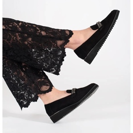 Goodin Svarta loafers i mocka 4