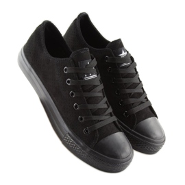 Svarta mockasneakers för kvinnor G-94 svarta 1