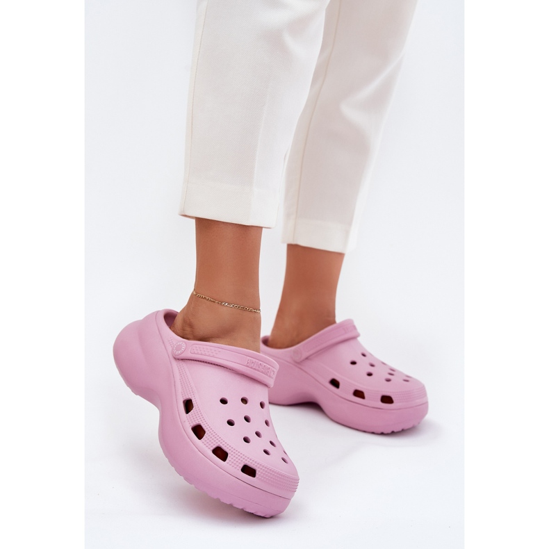 Big Star Kvinnors skum tofflor på en massiv enda storstjärna RR274A120 rosa 2