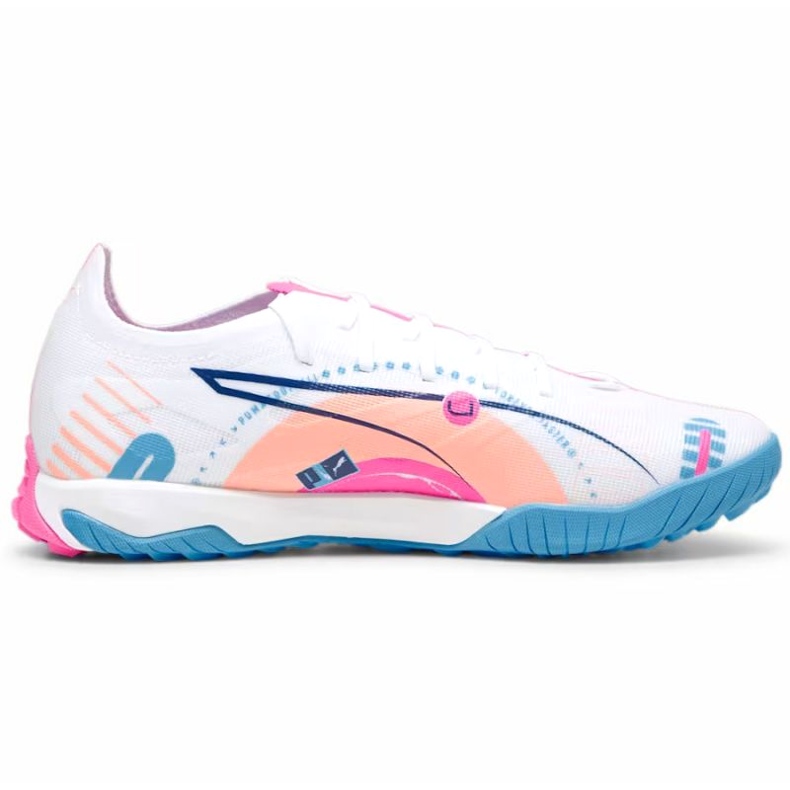 Puma Ultra 5 Match Vol.Up Tt 108091-01 fotbollsskor vit 3