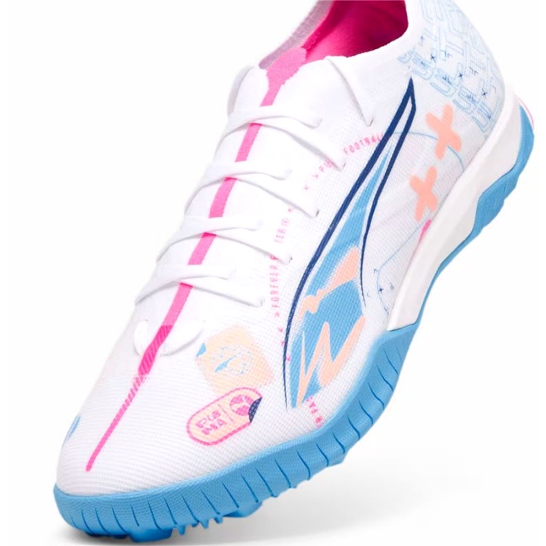 Puma Ultra 5 Match Vol.Up Tt 108091-01 fotbollsskor vit 4