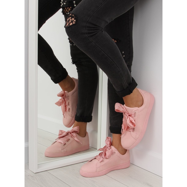 Rosa BL1250-SP rosa sneakers med band 2