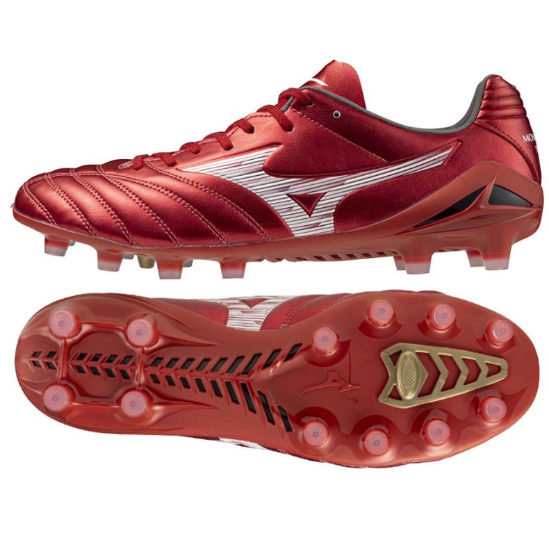 Mizuno Mizuno Neo III Pro P1GA252260 fotbollsskor röd 1