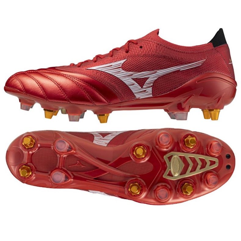 Mizuno Morelia Neo IV Beta Japan Mix SG P1GC254060 fotbollsskor röd 1
