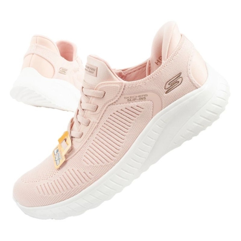 Skechers Bobs Squad Sneakers Sneakers Slip -ins 117497/LTPK Shoes rosa 1