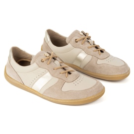 Olivier Kvinnors barfota modell 1773pol beige sneakers 4