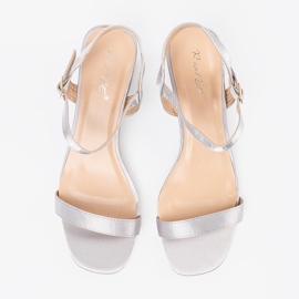 Shelvt Silver låghelade sandaler grå 4
