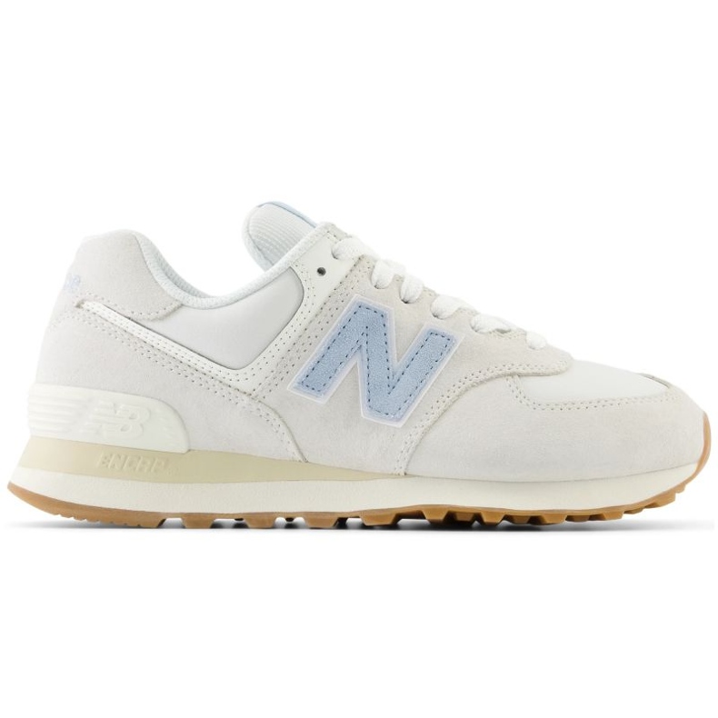 Kvinnors sneakers New Balance NB 574 Beige Lifestyle Sports Shoes (WL574QA2) 1