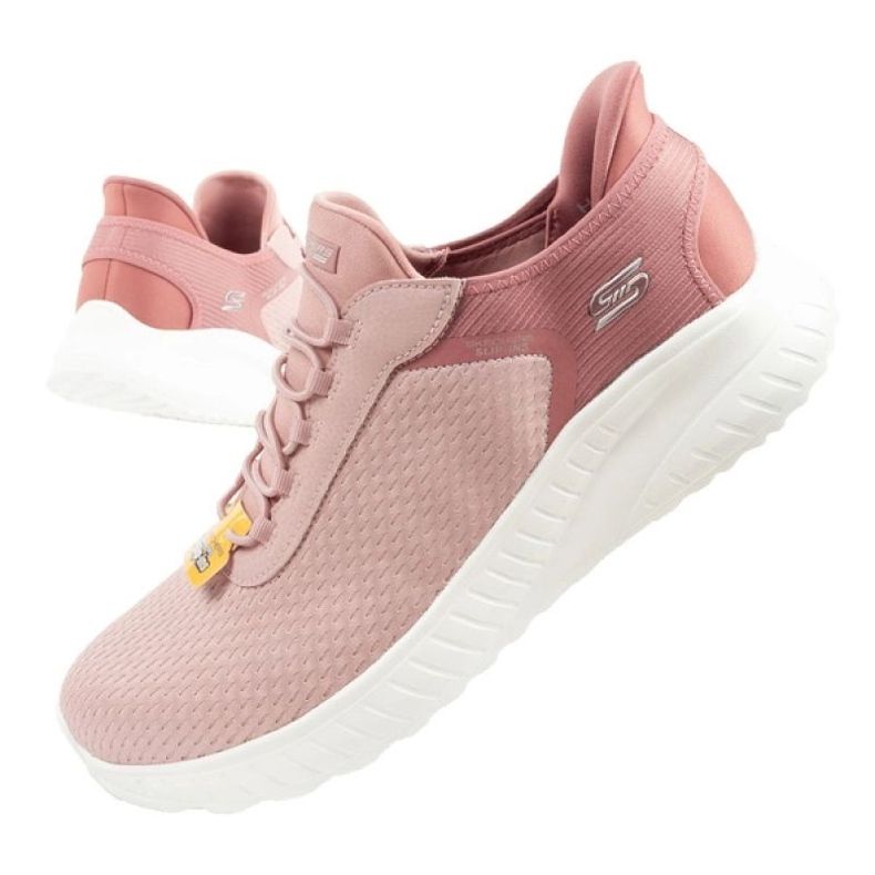 Skechers Bobs Squad Slip -ins 117504/BLSH -skor rosa 1