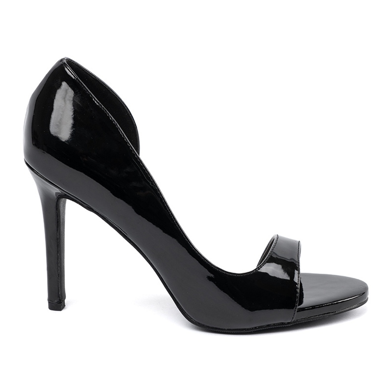 Goodin Målade pumpar med bara fingrar svarta fingrar 2