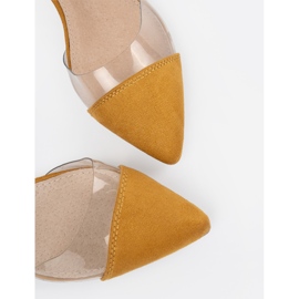 Goodin Senapssandaler med täckta fingrar gul 1