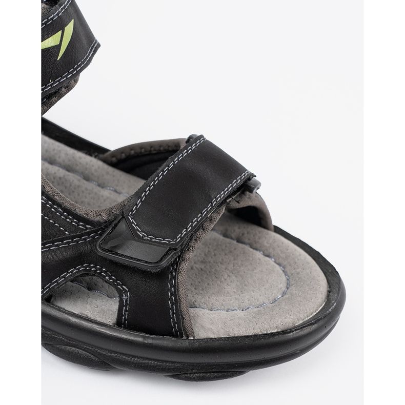 Shelvt Svarta sportsandaler 2