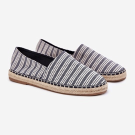 Mäns espadrilles med Braid Navy Blue blå 1