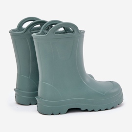 Barns galoshes av lemigo doggy 735 grön 2