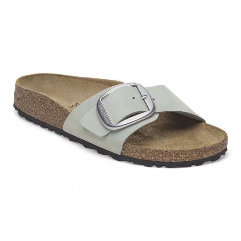 Birkenstock Madrid Big Buckle 1024097 Flip -flops grön 1
