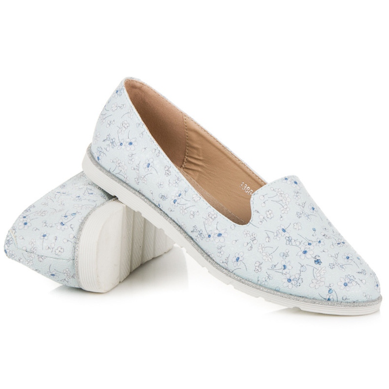 Vices Herrar med blommor blå 1