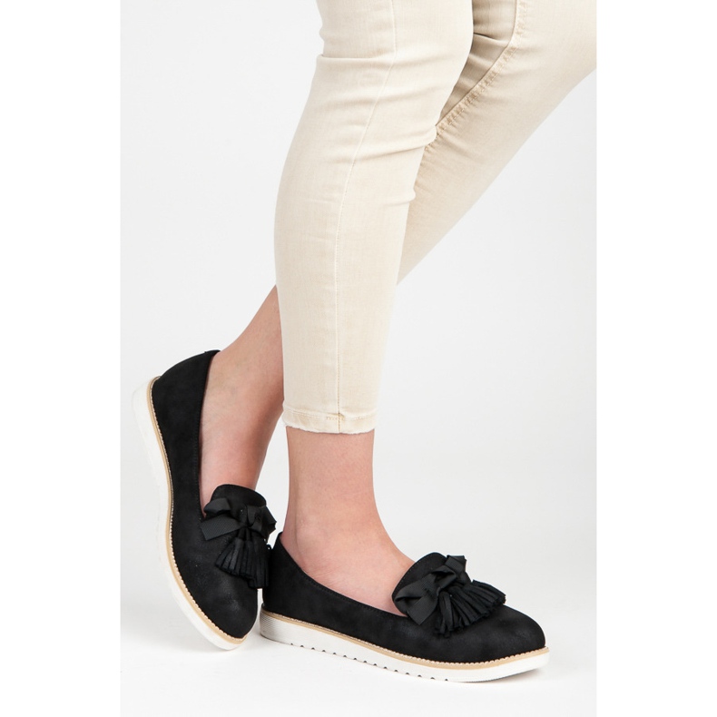 Vices Mockaherrar med fransar svart 2