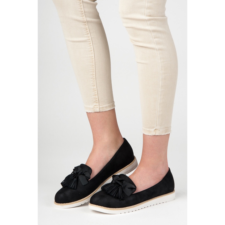 Vices Mockaherrar med fransar svart 1