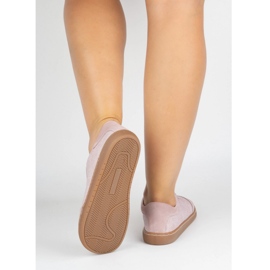 Barfota kvinnors läderskor olivier eliza rosa blommor 1