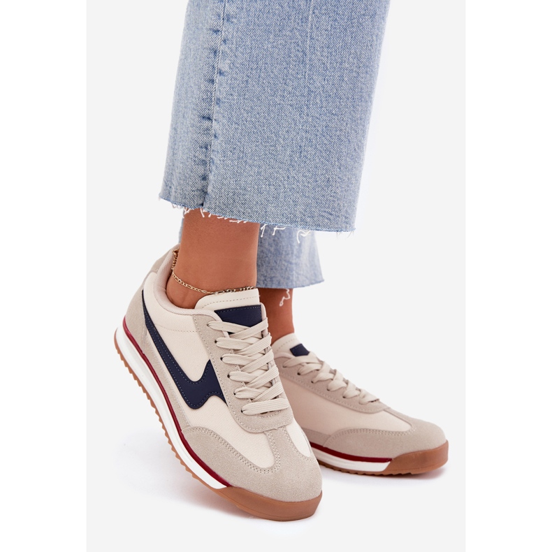 EVento Beige Dam Sneakers Sportskor 1