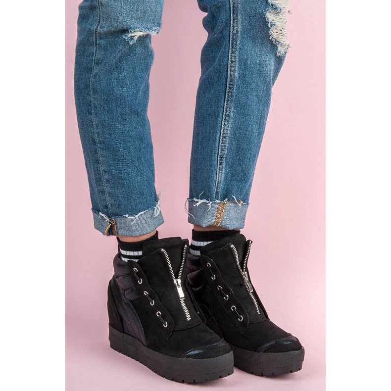 Vices Plattformssneakers svart 2