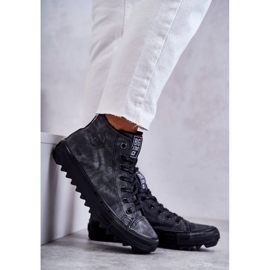 Women's Big Star Isolated Black GG274069 Sneakers grå 4