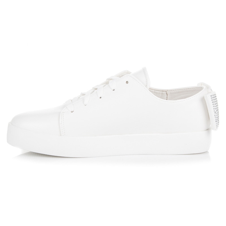 Vices Knytna sneakers med rosett vit 1