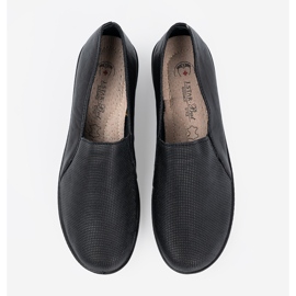 Shelvt Kvinnors svarta skor på plattformen 1