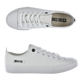 Herr sneakers Big Star KK174008 Vita skor 1
