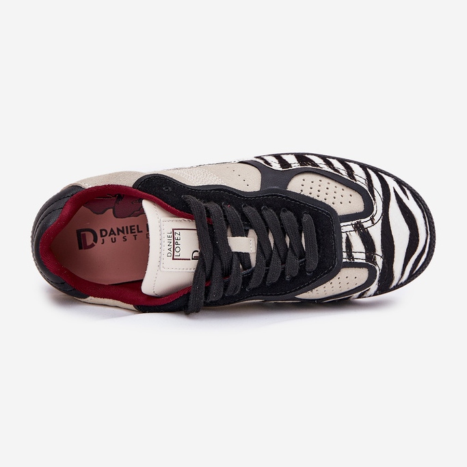 Women's Sneakers Big Star av Daniel Lopez SS2D4015 Zebra Beige 2