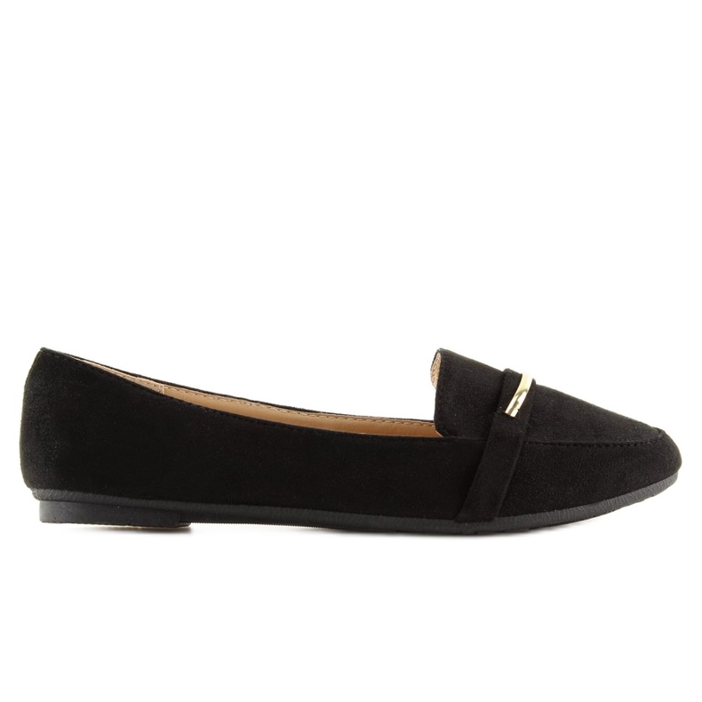 Svarta loafers för dam 9988-121 svarta 2