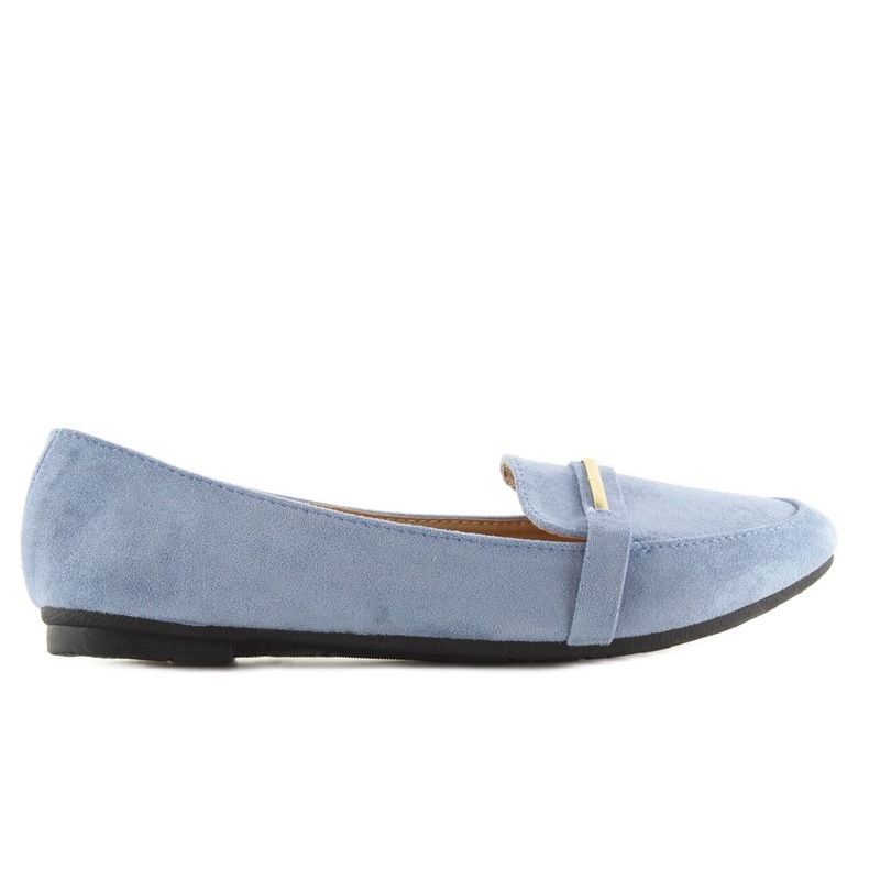 Blå loafers dam 9988-121 denim 2