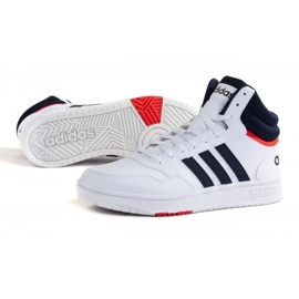Adidas Hoops 3.0 Mid M GY5543 skor vit marinblå 1
