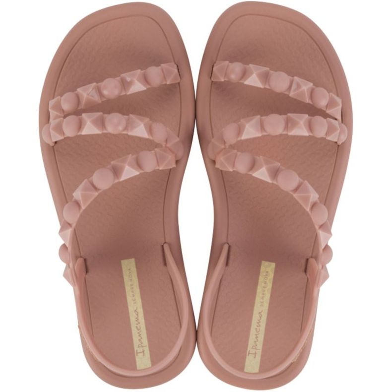 Kvinnors sandaler ipanema meu Sol Flat 27148-av842 rosa 1
