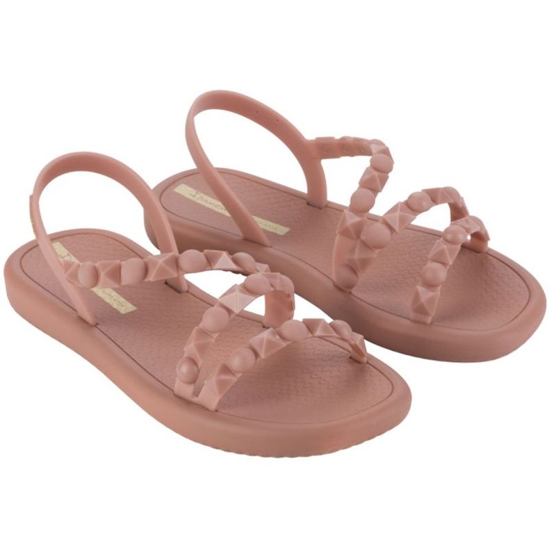 Kvinnors sandaler ipanema meu Sol Flat 27148-av842 rosa 2