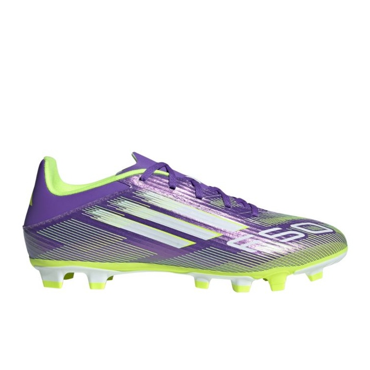 Adidas f50 klubb fg/mg m ji0043 fotbollsskor purpur 1