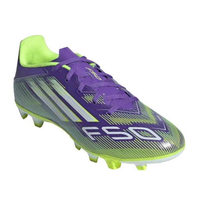 Adidas f50 klubb fg/mg m ji0043 fotbollsskor violett 2