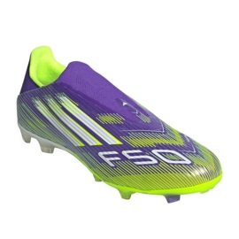 Adidas f50 liga ll fg/mg m jh7734 fotbollsskor purpur 2
