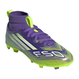 Adidas f50 klubb tf mid jr ji0039 fotbollsskor purpur 2