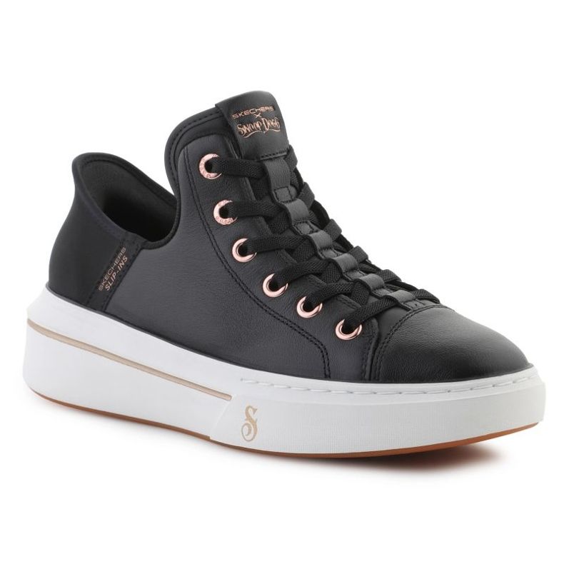 Skechers Slip-Inss: Snoop One-OG-läder 186001-BLK svart 1
