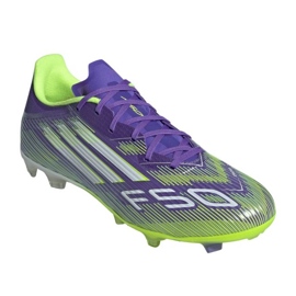 Adidas f50 liga fg/mg ji0003 fotbollsskor purpur 1