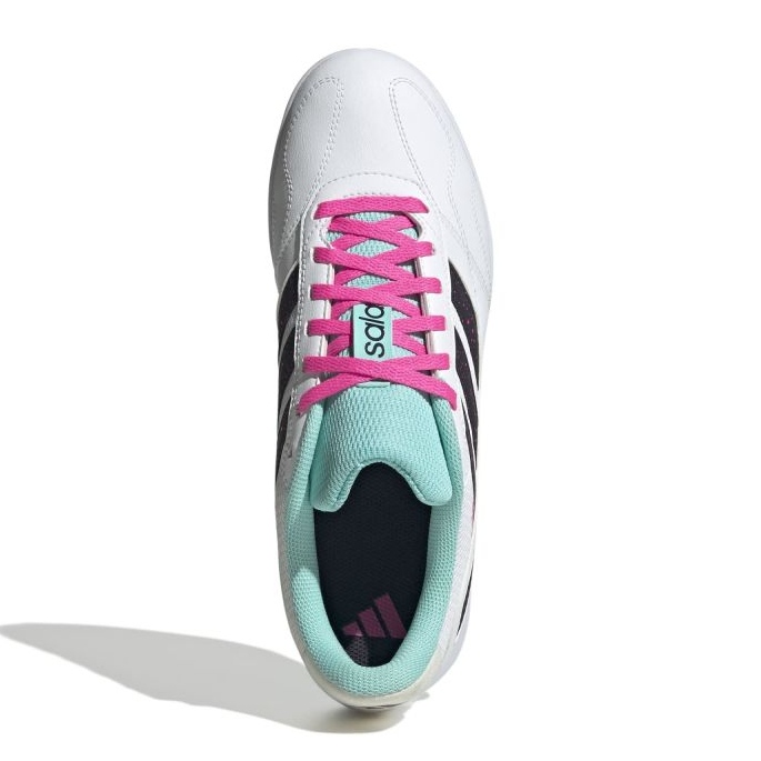 Adidas super sala iii m jr5397 ​​fotbollsskor vit 1